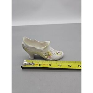 Vintage Old Foley Floral Victorian pattern china shoe, James Kent England‎